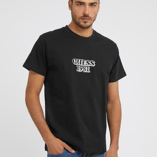 Guess Ανδρική κοντομάνικη μπλούζα Embro Box Logo Tee
